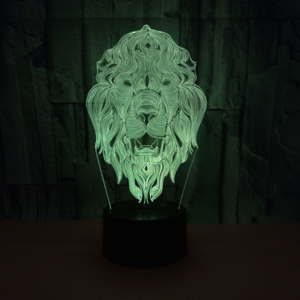 Colorful Touch 3D Vision LED Night Light - Image 2
