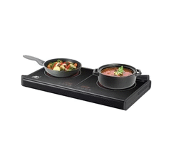 Anex Deluxe Hot Plate, 2000-1500W, Black, AG-2162