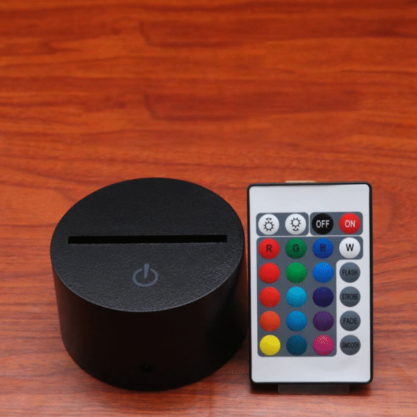 Colorful Touch 3D Vision LED Night Light - Image 3