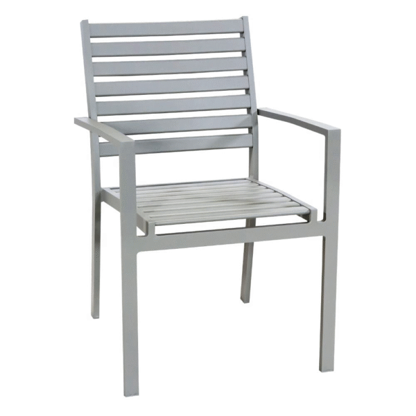 Allie 4-Seater Dining Set Grey - Image 7