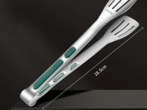 304 Stainless Steel Kitchen Silicone Anti-skid Barbecue Food Clip