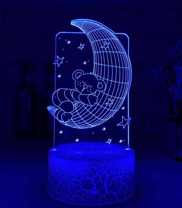 Remote Control Touch 3D LED Night Light